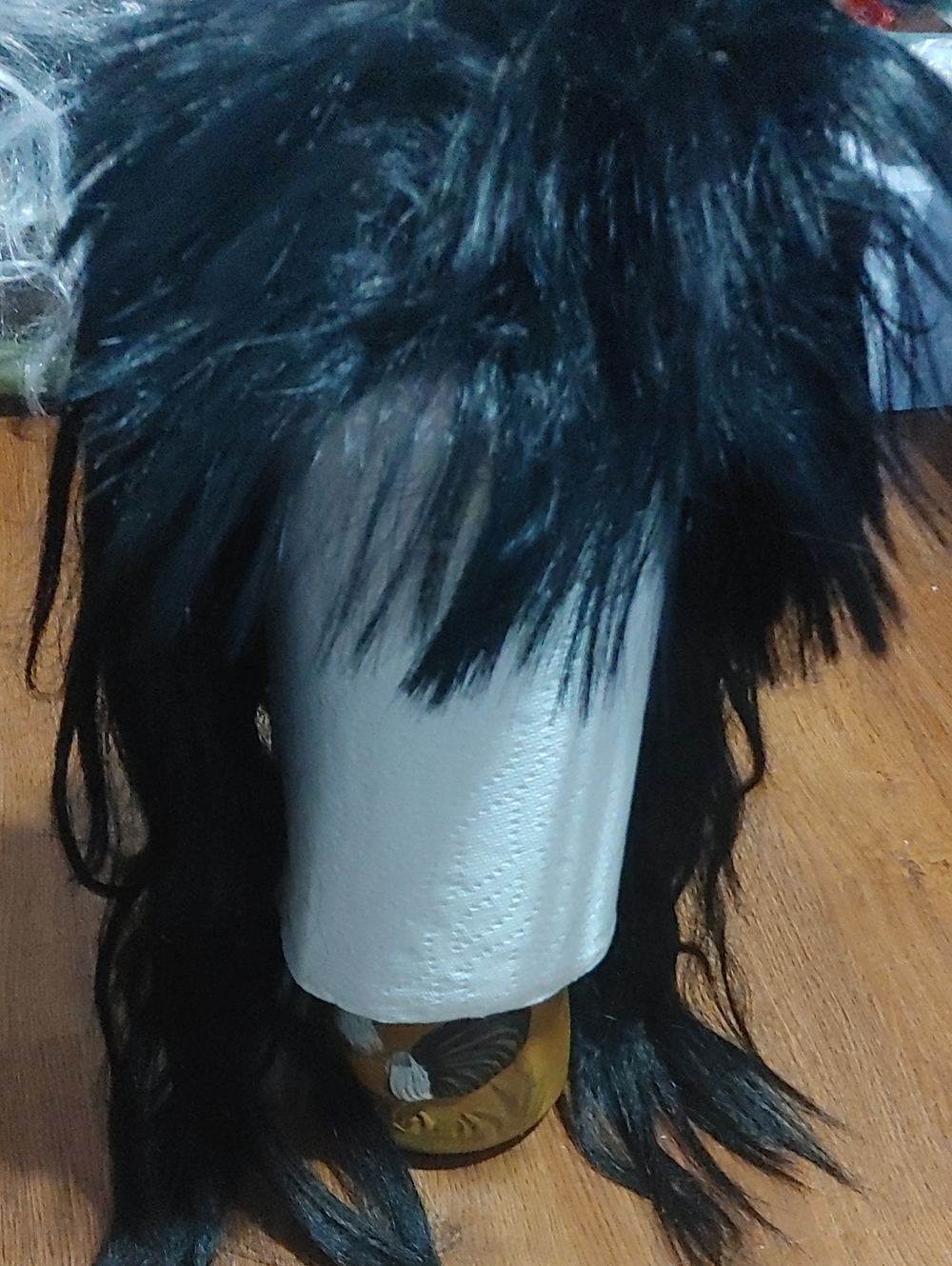 Black Costume Wig - Sleek Long Style